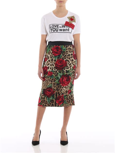 dolce gabbana pencil skirt|Dolce & Gabbana Pencil Skirts – Knee.